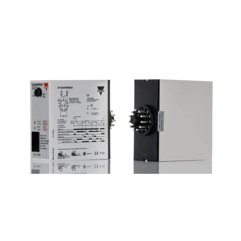 Carlo Gavazzi Photoelectric Sensor Amplifier Block Sensor NPN Output Plug Terminal IP20 Protection S142ARNN924