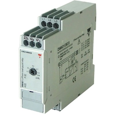 Carlo Gavazzi 3 Phase Load Guard Monitoring Relay SPDT, DIN Rail Mount DWA01CM485A