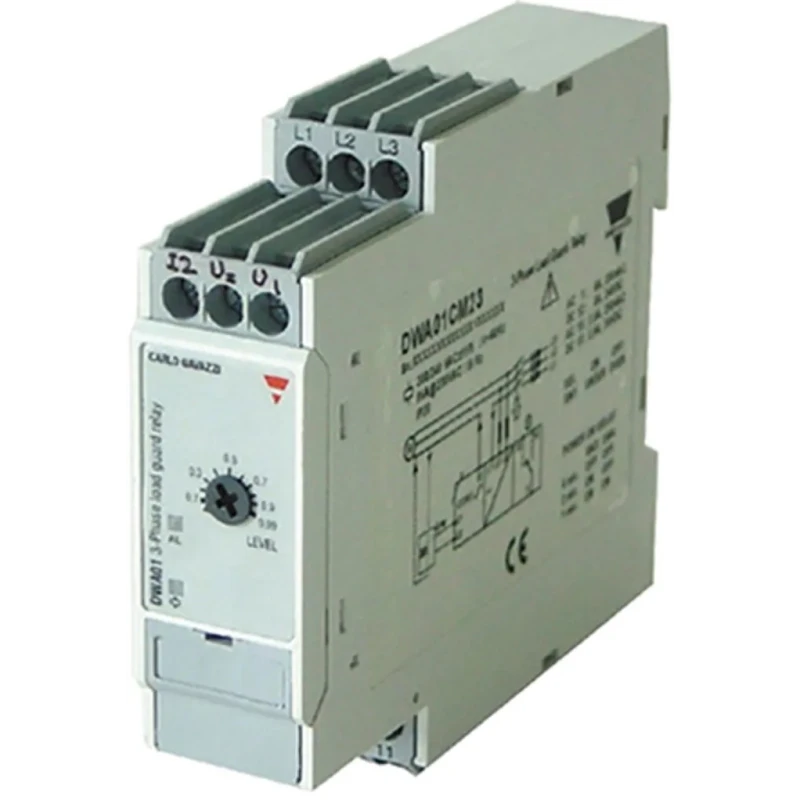 Carlo Gavazzi 3 Phase Load Guard Monitoring Relay SPDT, DIN Rail Mount DWA01CM485A