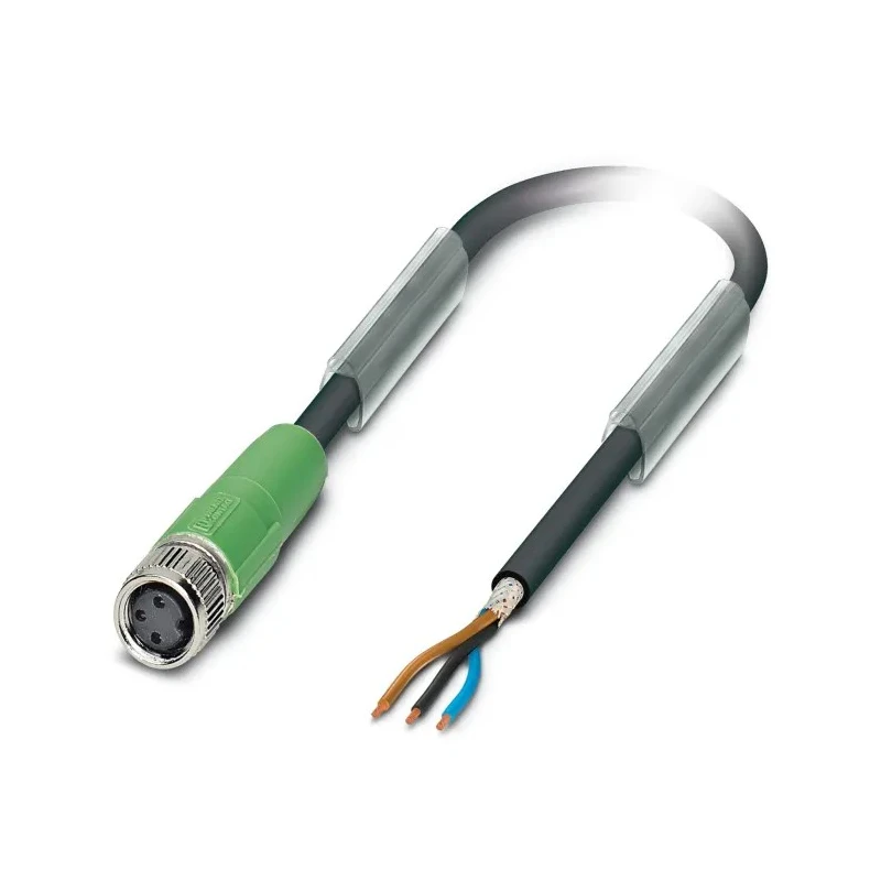 Phoenix Contact Sensor Actuator Cable Female 3 Way M8 to 3 Way Unterminated 10m 60V SAC-3P 1521740