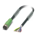 Phoenix Contact Sensor Actuator Cable Female 8 way M8 to 8 way Unterminated, Polyurethane Jacket, 10 m, 30V, IP65 1404150