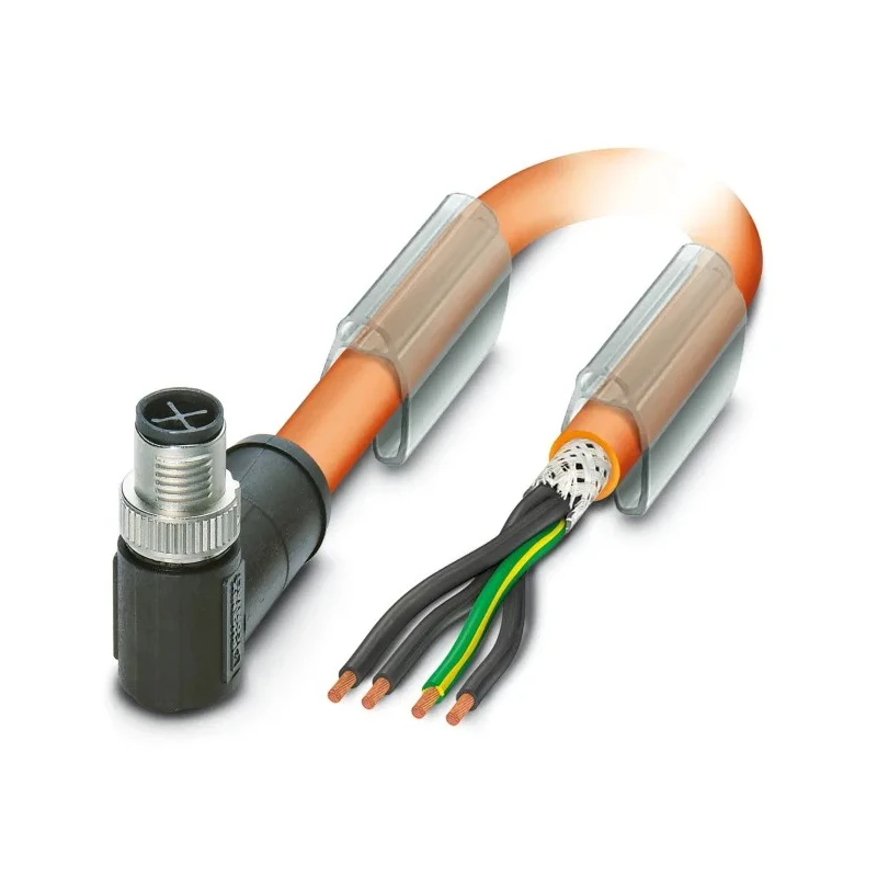 Phoenix Contact Sensor Actuator Cable Male 4 way M12 to Unterminated 4 way Free End, Polyurethane Jacket, 5 m 1424110