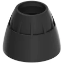 Banner Stand-Off Pipe Cover for Use with NPSM/DN15 Pipe, 45 mm Diameter, 46.1 mm Height, Model DN15, 