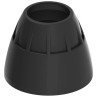 Banner Stand-Off Pipe Cover for Use with NPSM/DN15 Pipe, 45 mm Diameter, 46.1 mm Height, Model DN15,