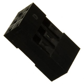 Amphenol Communications Solutions Mini-PV Female Connector Housing 2.54 mm Pitch 6 Way 2 Row Straight 65043-034LF
