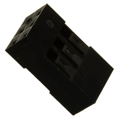 Amphenol Communications Solutions Mini-PV Female Connector Housing 2.54 mm Pitch 6 Way 2 Row Straight 65043-034LF