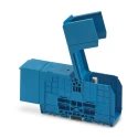 Phoenix Contact High Current Connector Blue 10mm² to 240mm² 1-Level Bolt Connection 1500V 415A RBO 12-HC BU 3247987
