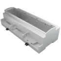 Italtronic DIN Rail Enclosure MODULBOX XT Series Polycarbonate ABS 53mm Height 213mm Length 90mm Width 25.1206000.BL