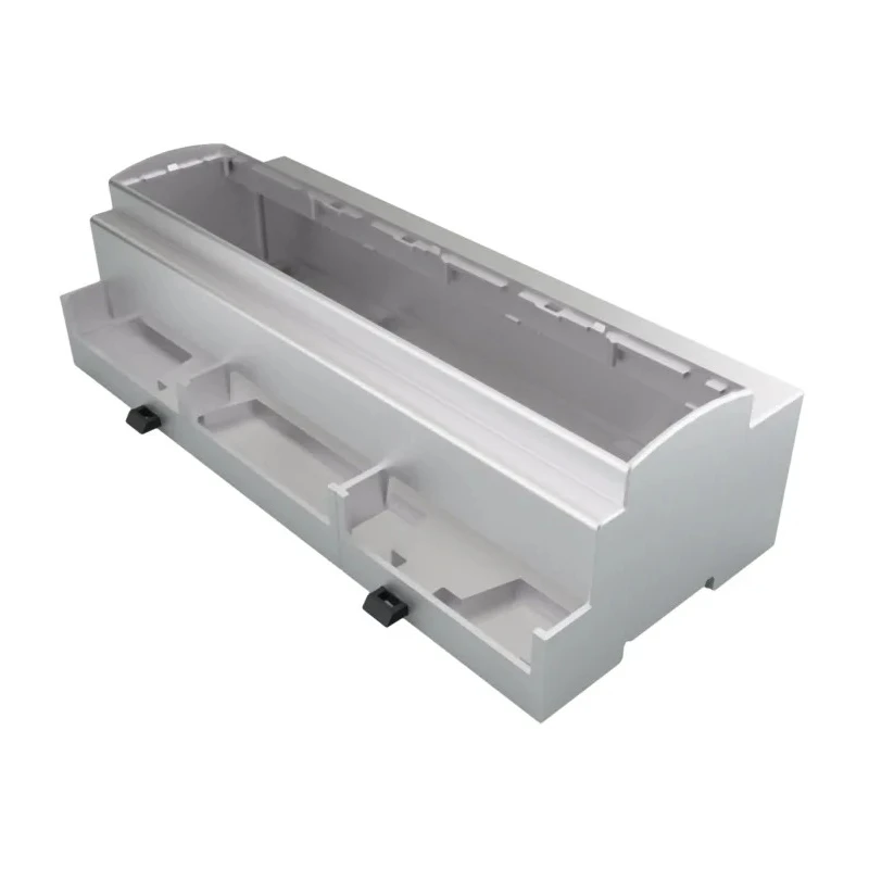 Italtronic DIN Rail Enclosure MODULBOX XT Series Polycarbonate ABS 53mm Height 213mm Length 90mm Width 25.1206000.BL
