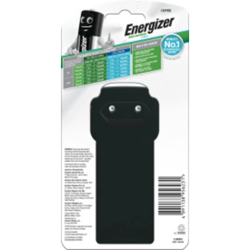 Energizer Recharge Pro Charger Battery Charger For NiMH, AA, AAA Batteries, 4 Slots, 5h Charge Time, EU Plug 7638900398373