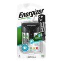 Energizer Recharge Pro Charger Battery Charger For NiMH, AA, AAA Batteries, 4 Slots, 5h Charge Time, EU Plug 7638900398373