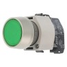 EAO 04 Series Green Momentary Push Button Head, 22.5mm Cutout Diameter, Flush Style, Plastic, IP65, 29mm Diameter 704.032.5