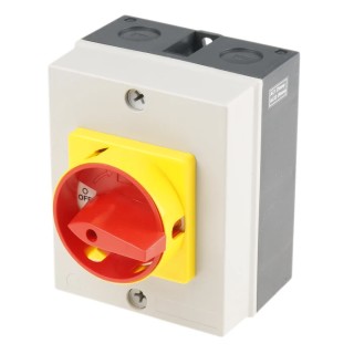 RS PRO 3-Pole Panel Mount Isolator Switch IP65 25A 11kW IP65