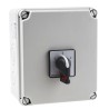 RS PRO 2-Pole Panel Isolator Switch IP65 Rated 40A, 37 kW, 690V AC, Panel Mount IP65