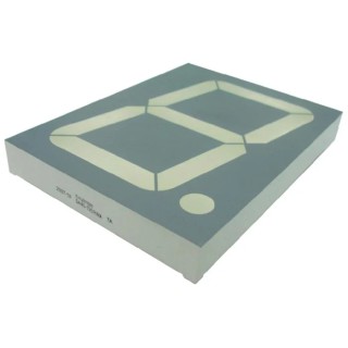 Kingbright 1 7 Segment LED Display Anode Red 250mcd Right Side 101 mm SA40-18SURKWA