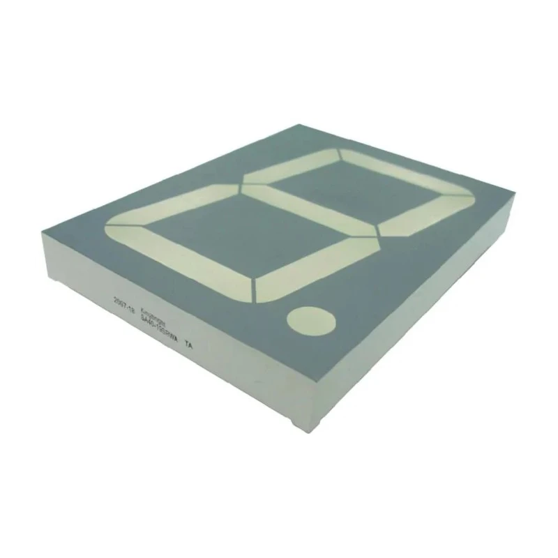 Kingbright 1 7 Segment LED Display Anode Red 250mcd Right Side 101 mm SA40-18SURKWA