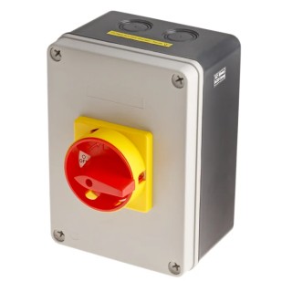 RS PRO 3-Pole Panel Mount Isolator Switch IP65, 80A, 37 kW IP65