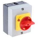RS PRO 3-Pole Panel Mount Isolator Switch IP65, 20A, 11 kW IP65
