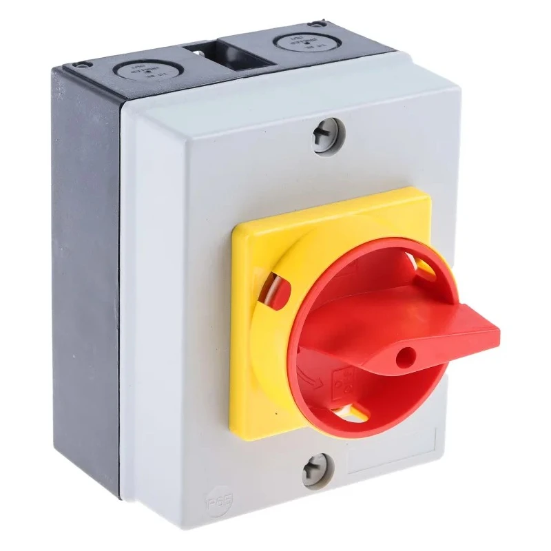 RS PRO 3-Pole Panel Mount Isolator Switch IP65, 20A, 11 kW IP65
