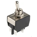 Arcolectric (Bulgin) Ltd Toggle Switch Panel Mount On-Off DPST Tab Terminal 277 V AC C3950BBAAA