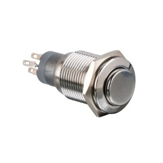 Bulgin Push Button Switch Panel Mount Latching DPDT 16.2 mm Cutout 3A Contact Current MP0045/3E0NN000