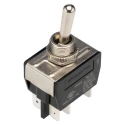 Arcolectric (Bulgin) Ltd Toggle Switch, Panel Mount, On-On, DPDT, Tab Terminal, 20A Contact Current, 250V AC C3960BBAAA