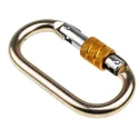 JSP Safety Carabiner Alloy Steel with Screw Lock, 18mm Gate Opening, Tensile Strength 23kN FAR0902