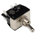 Arcolectric (Bulgin) Ltd Toggle Switch, Panel Mount, On-On, DPDT, Tab Terminal, 20A Contact Current, 250V AC C3960BBAAA