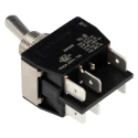 Arcolectric (Bulgin) Ltd Toggle Switch, Panel Mount, On-On, DPDT, Tab Terminal, 20A Contact Current, 250V AC C3960BBAAA