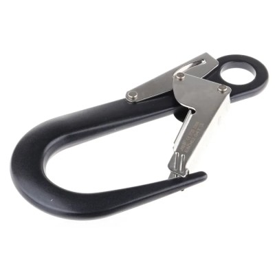 JSP Aluminium Alloy Carabiner with 60mm Gate Opening, Tensile Strength 23kN FAR0901