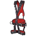 JSP Safety Harness Universal 136 kg Max Capacity Aluminium Material Red Black Colour Quick Connect Buckle FAR0403