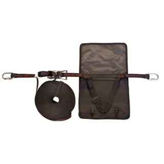 JSP Aerialine 20 m Horizontal Lifeline Polyester Webbing with Ratchet Tensioning System FAR0804