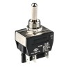 Arcolectric (Bulgin) Ltd Toggle Switch Panel Mount Momentary-Off-Momentary DPDT Tab Terminal 277 V ac C3972BBAAA
