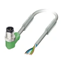 Phoenix Contact Sensor Actuator Cable Male 5 Way M12 to 5 Way Unterminated, Polyurethane Grey Jacket, 1.5m 1457322