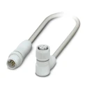 Phoenix Contact Sensor Actuator Cable Male 5 Way M12 to Female 5 Way M12, 300mm, Grey, Ethylene Propylene Diene 1404102