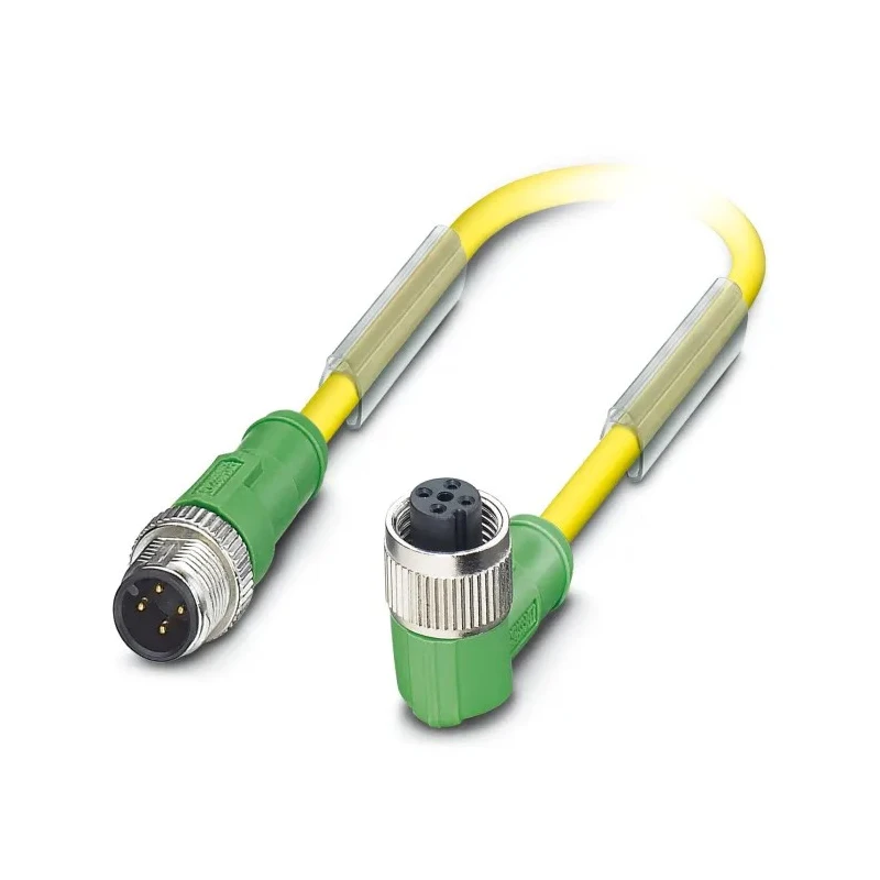 Phoenix Contact Sensor Actuator Cable Male 4 way M12 to Female 4 way M12 600 mm 300V IEC 61076-2-104 1696060