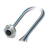 Phoenix Contact Sensor Actuator Cable Female 5 Way M12 to 5 Way Free Cable End 500 mm 60V Thermoplastic Elastomer 1408454