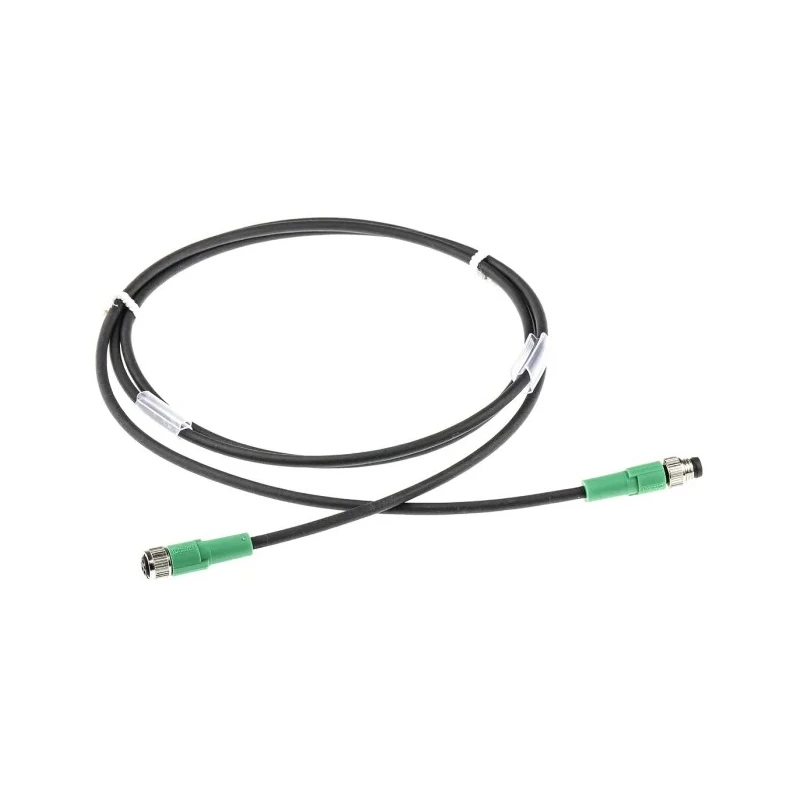 Phoenix Contact Sensor Actuator Cable 1.5 m Polyurethane Jacket Black Grey 48, 60V 4 Way M8 Male to Female 1682168