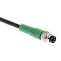Phoenix Contact Sensor Actuator Cable 1.5 m Polyurethane Jacket Black Grey 48, 60V 4 Way M8 Male to Female 1682168