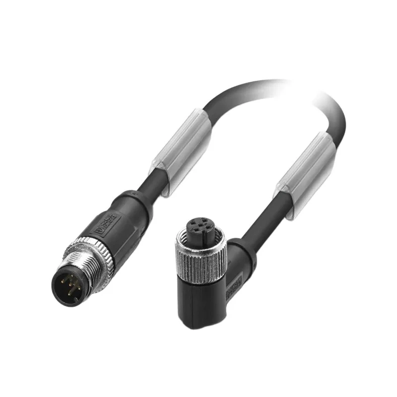 Phoenix Contact Sensor Actuator Cable Male 5 Way M12 to Female 5 Way M12, Polyurethane Jacket, 300mm 1501003