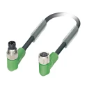 Phoenix Contact Sensor Actuator Cable Male 4 way M8 to Female 4 way M8, Polyurethane Jacket, 1.5 m, IP65 IP67 IP68 1682281