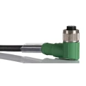 Phoenix Contact Male 8 way M12 to Female 8 way M12 Sensor Actuator Cable 300 mm 30V Polyurethane Jacket 1523010