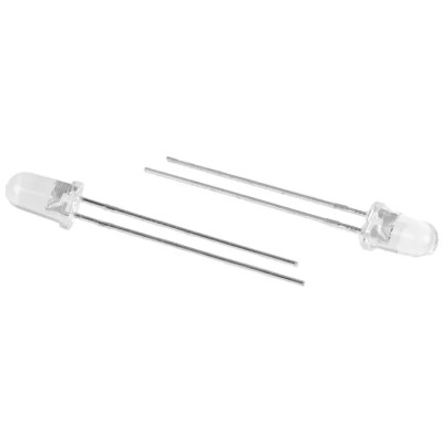 Kingbright 2.5 V Red LED T-1 3/4 (5 mm) Through Hole Round Lens L-1513SURC-E