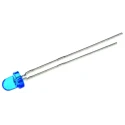 Kingbright 4 V Blue LED 3 mm (T-1) Through Hole L-7104VBC-D