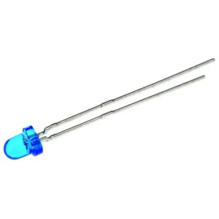 Kingbright 4 V Blue LED 3 mm (T-1) Through Hole L-7104VBC-D