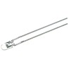 Kingbright Through Hole Round Green LED 3 mm (T-1), 4.1 V, 102.5 mW, 6.5 cd Luminosity, L-34ZGC