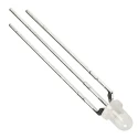 Kingbright 2.5 V Red, Green LED 3 mm (T-1) Through Hole Multi-Colour LED L-3VEGW