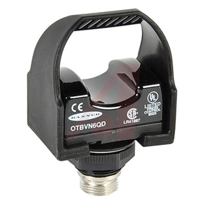 Banner OTB Series Illuminated Momentary Push Button Switch Panel Mount 30.2 mm Cutout IP66 30V OTBVN6QD