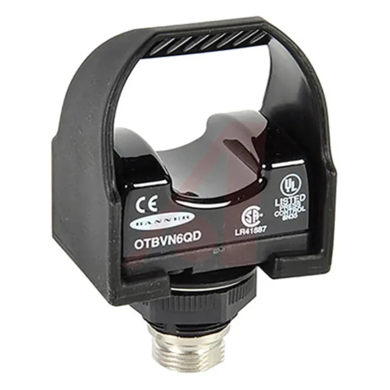 Banner OTB Series Illuminated Momentary Push Button Switch Panel Mount 30.2 mm Cutout IP66 30V OTBVN6QD
