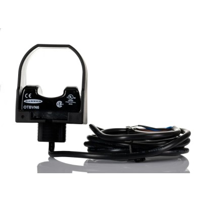 Banner Push Button Switch, Momentary, Panel Mount, 30.2 mm Cutout, SPDT Contact, Red LED, IP66, 30 V OTBVN6